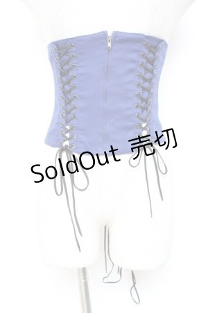 画像: BPN / レースアップソフトコルセット M 青 Y-26-01-20-146-GO-TO-SZ-ZI