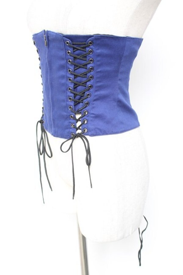 画像2: BPN / レースアップソフトコルセット M 青 Y-26-01-20-146-GO-TO-SZ-ZI (2)