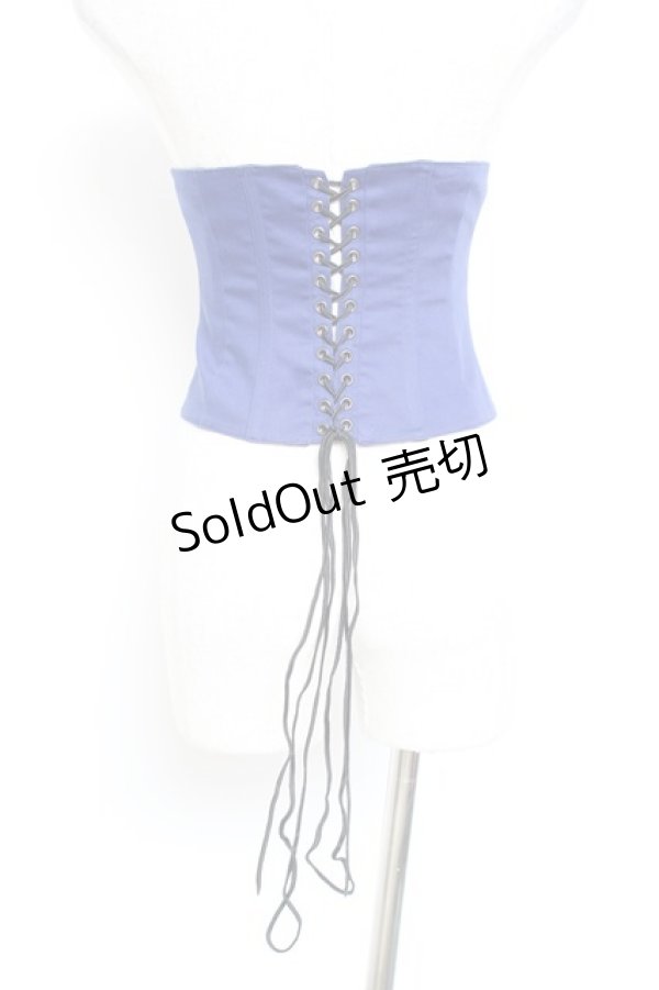 画像3: BPN / レースアップソフトコルセット M 青 Y-26-01-20-146-GO-TO-SZ-ZI (3)