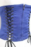 画像4: BPN / レースアップソフトコルセット M 青 Y-26-01-20-146-GO-TO-SZ-ZI (4)