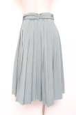 画像3: Fi.n.t / 太ベルト付きプリーツスカート  ミント Y-26-01-20-150-CA-SK-SZ-ZI (3)