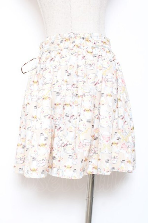 画像2: MILK / セレブレイトスカート  ミルクティー Y-26-01-20-152-ML-SK-SZ-ZI (2)