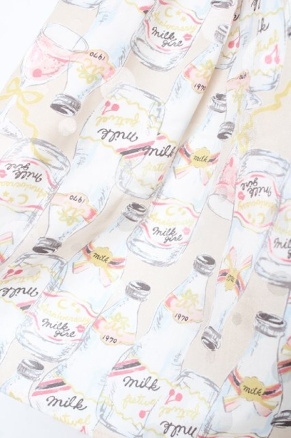 画像4: MILK / セレブレイトスカート  ミルクティー Y-26-01-20-152-ML-SK-SZ-ZI (4)