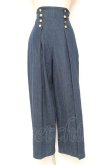 画像1: an another angelus / ゴールドダブル釦デニムマリンパンツ F インディゴ Y-26-01-20-154-CA-PA-SZ-ZI (1)