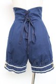 画像3: metamorphose / セーラーハイウエストパンツ  紺 Y-26-01-20-159-ME-PA-SZ-ZI (3)