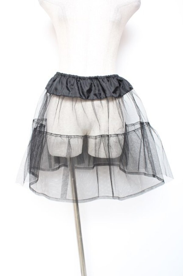 画像1: Victorian maiden /パニエスカート  黒 Y-26-01-20-160-CL-SK-AS-ZI (1)