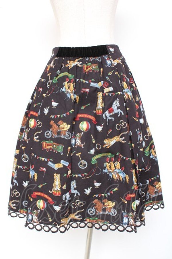 画像2: Jane Marple / Circus townボックスタックス M 黒 Y-26-01-20-161-JM-SK-SZ-ZI (2)