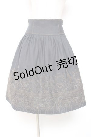 画像: Jane Marple / holy strings embroideryスカート M 紺 Y-26-01-20-162-JM-SK-AS-ZY