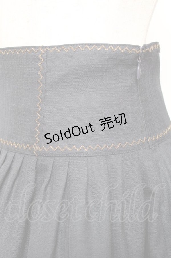画像4: Jane Marple / holy strings embroideryスカート M 紺 Y-26-01-20-162-JM-SK-AS-ZY (4)