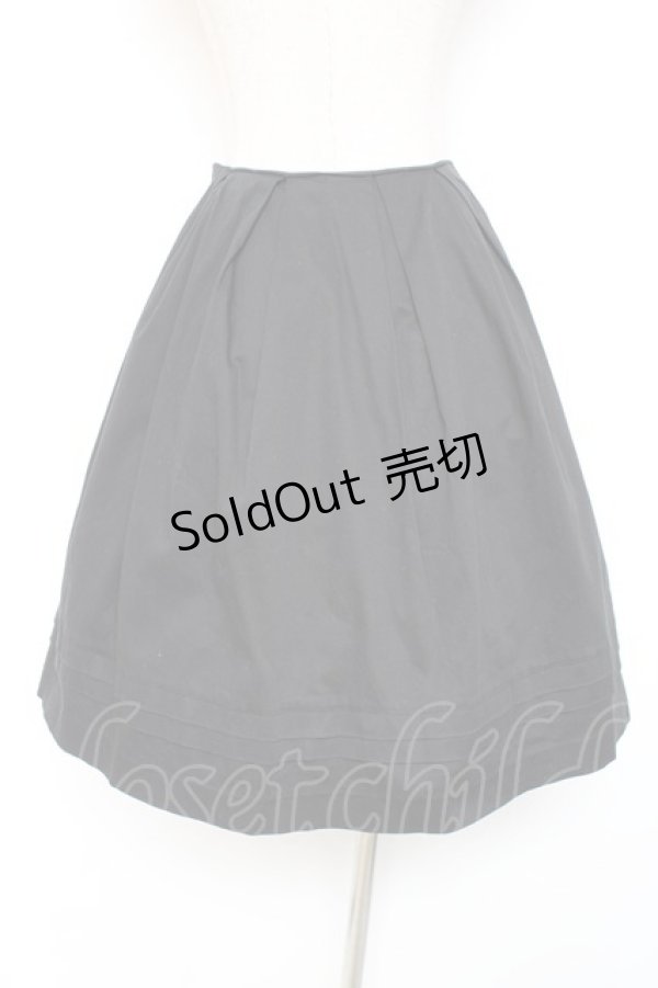 画像3: Victorian maiden / タックスカート  黒 Y-26-01-20-164-CL-SK-SZ-ZY (3)