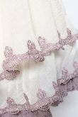 画像5: Hinana Queena / 菫の秘め事 裾レーススカート S アイボリー×ラベンダー Y-26-01-20-165-LO-SK-SZ-ZI (5)