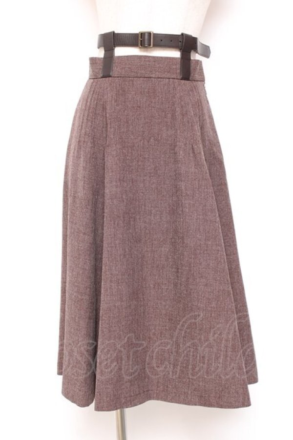 画像1: NO.S PROJECT / イロンデル・スカート S ブラウン Y-26-01-20-168-LO-SK-SZ-ZS (1)