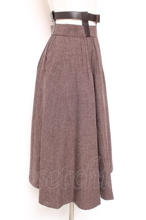 画像2: NO.S PROJECT / イロンデル・スカート S ブラウン Y-26-01-20-168-LO-SK-SZ-ZS (2)