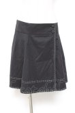 画像1: CHOICE / ドットライン巻きスカート  黒 Y-26-01-20-170-PU-SK-SZ-ZI (1)