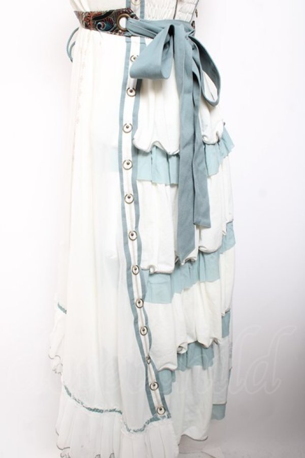 画像3: Ozz oneste / 五芒星フィッシュテールジャンパースカート  ホワイト Y-26-01-20-020-OO-OP-SZ-ZY (3)