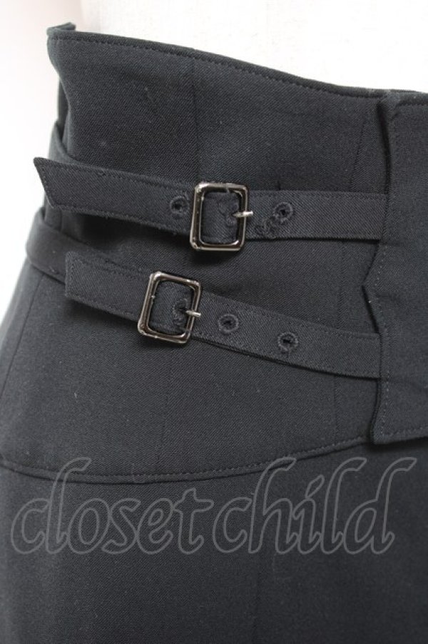 画像5: Moi-meme-Moitie / ハイウエストベルトパンツ(2005) 2 ブラック Y-26-01-20-174-MO-PA-SZ-ZI (5)