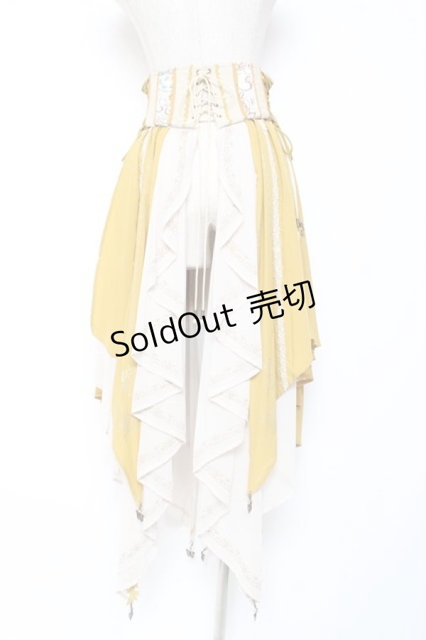 画像3: Ozz oneste / 蝶舞秋園コルセット  イエロー Y-26-01-20-180-OO-SK-SZ-ZS (3)