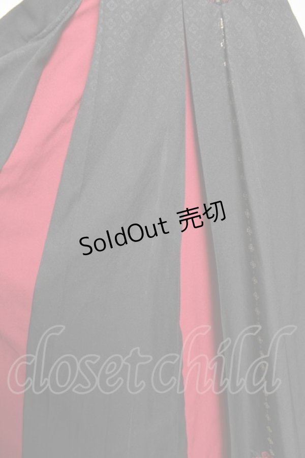 画像7: Ozz oneste / 舞華咲ロングプリーツスカート  黒 Y-26-01-20-183-OO-SK-SZ-ZS (7)