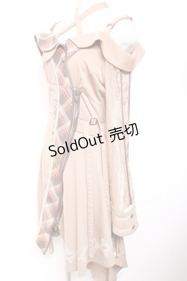 画像2: Ozz oneste / Rosy clownカットワンピース  ブラウン Y-26-01-20-021-OO-OP-SZ-ZY (2)