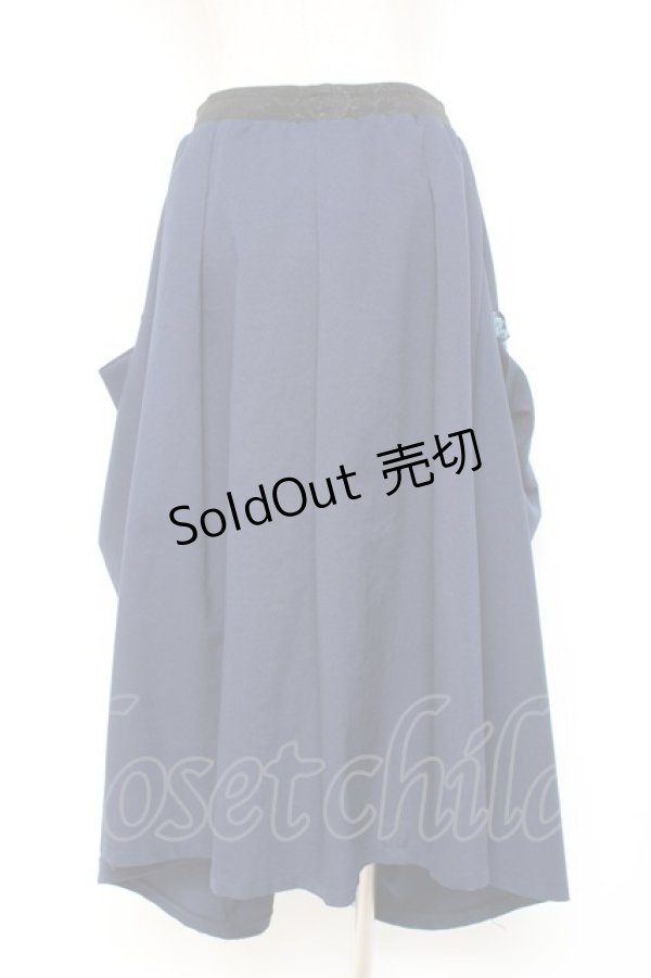 画像3: Qutie Frash / 袴ロングスカート  青 Y-26-01-20-184-QU-SK-SZ-ZI (3)
