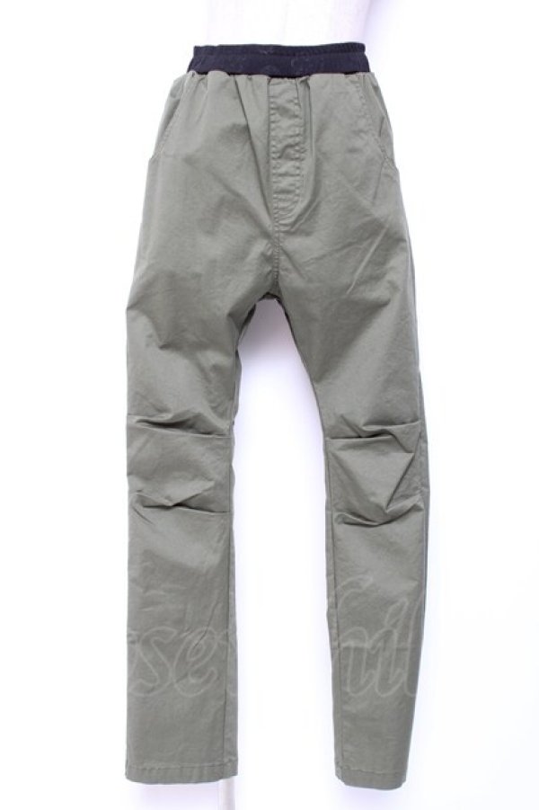 画像1: Qutie Frash / サイドラインスキニーパンツ L カーキ Y-26-01-20-185-QU-PA-SZ-ZI (1)