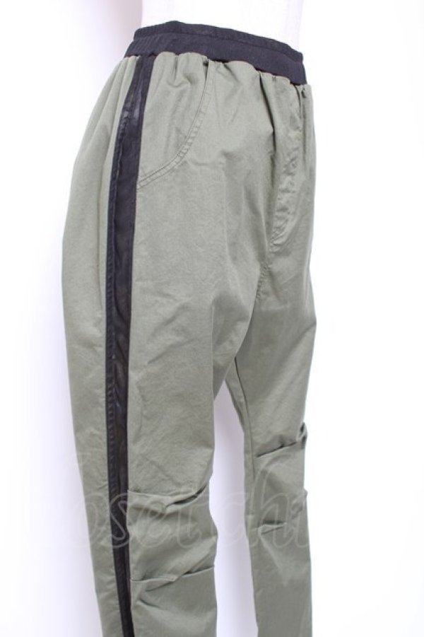 画像3: Qutie Frash / サイドラインスキニーパンツ L カーキ Y-26-01-20-185-QU-PA-SZ-ZI (3)