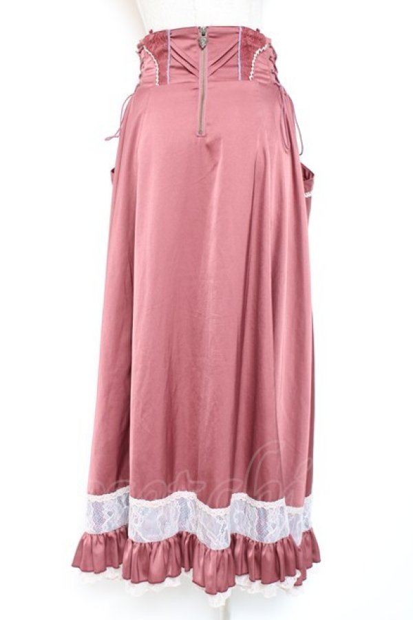 画像3: Ozz oneste / レース切替ドレープフリルスカート  ローズ Y-26-01-20-187-OO-SK-AS-ZS (3)