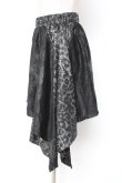 画像2: Qutie Frash / アシメスカート  黒 Y-26-01-20-189-QU-SK-SZ-ZI (2)