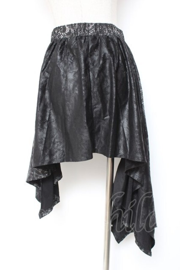 画像3: Qutie Frash / アシメスカート  黒 Y-26-01-20-189-QU-SK-SZ-ZI (3)