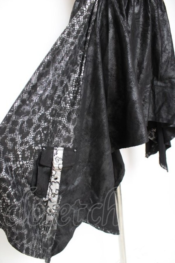 画像4: Qutie Frash / アシメスカート  黒 Y-26-01-20-189-QU-SK-SZ-ZI (4)