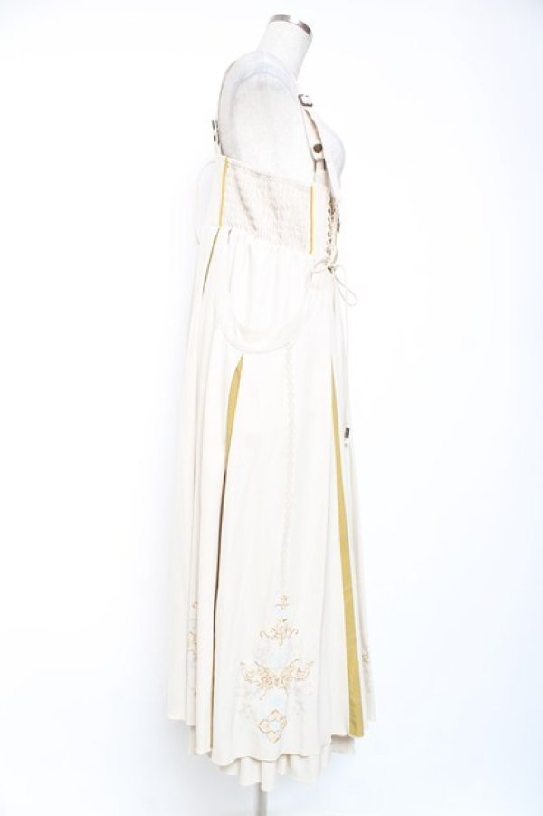 画像2: Ozz oneste / 蝶舞秋園袴スカート  イエロー Y-26-01-20-190-OO-PA-SZ-ZS (2)