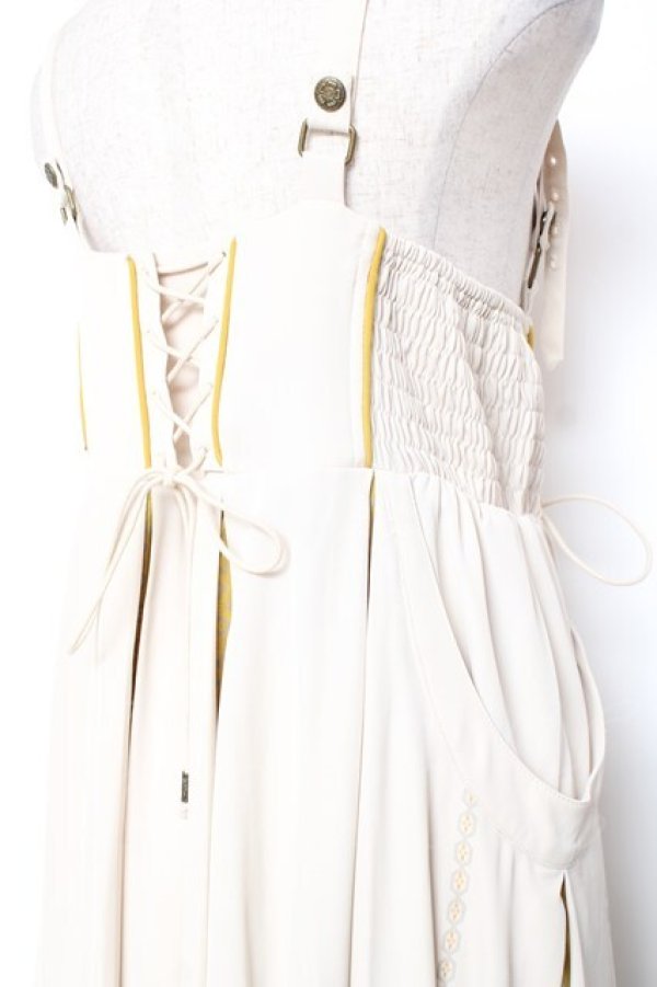 画像4: Ozz oneste / 蝶舞秋園袴スカート  イエロー Y-26-01-20-190-OO-PA-SZ-ZS (4)