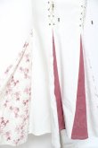 画像5: Ozz oneste / 花鳥龍月マーメイドスカート  白 Y-26-01-20-191-OO-SK-SZ-ZS (5)