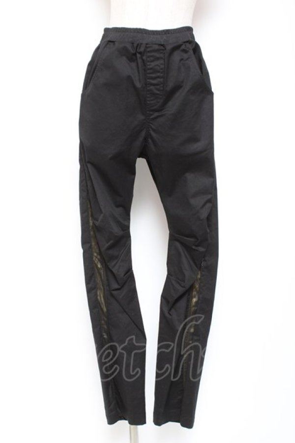 画像1: Qutie Frash / ラインパンツ M 黒 Y-26-01-20-194-QU-PA-SZ-ZI (1)