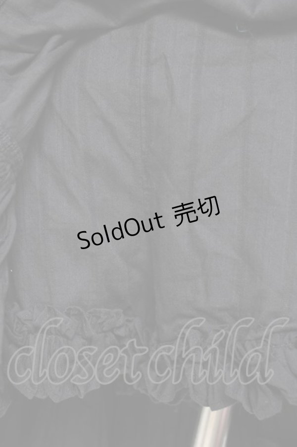 画像5: Na+H / フリルスカート  黒 Y-26-01-20-198-PU-SK-SZ-ZI (5)