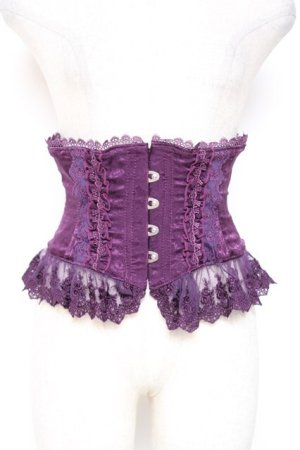 画像: ATELIER PIERROT / Frill Short Corset コルセット  パープル Y-26-01-20-200-EL-TO-SZ-ZI