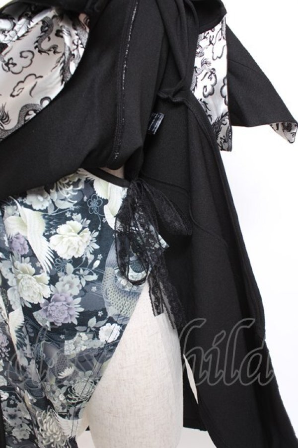 画像5: Qutie Frash / アシメチャイナチュニック  黒 Y-26-01-20-023-QU-OP-SZ-ZY (5)