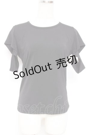 画像: Qutie Frash / カッティングスリーブインナー  黒 Y-26-01-20-024-QU-TO-SZ-ZI