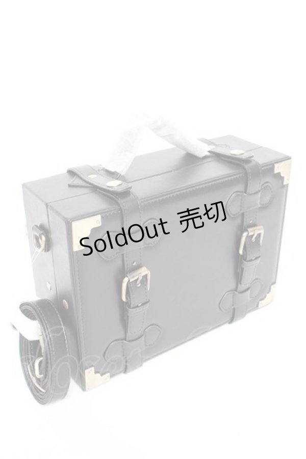 画像1: Kurumi Collaboration / KM*ミニトランク2WAYバッグ  中黒 Y-26-01-22-040-LO-BG-SZ-ZY (1)