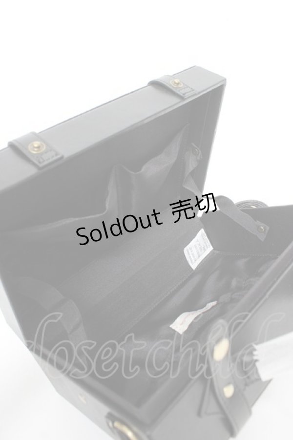 画像4: Kurumi Collaboration / KM*ミニトランク2WAYバッグ  中黒 Y-26-01-22-040-LO-BG-SZ-ZY (4)