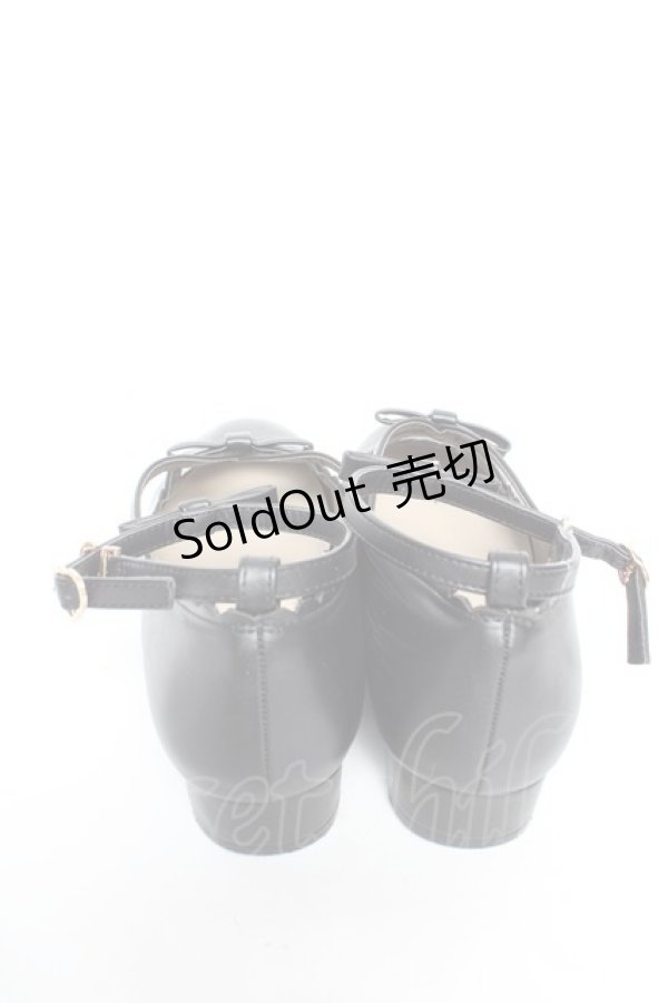 画像3: m petit by misako / AMリボンストラップパンプス LL 中黒 Y-26-01-22-043-LO-SH-SZ-ZY (3)