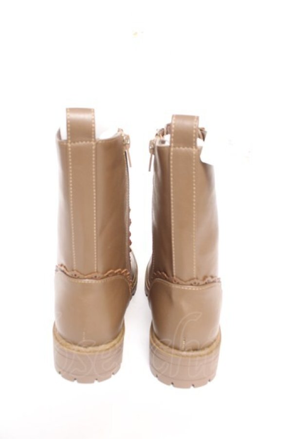 画像3: axes femme / ナポレオンレースアップブーツ ｍ ベージュ Y-26-01-22-045-AX-SH-SZ-ZY (3)