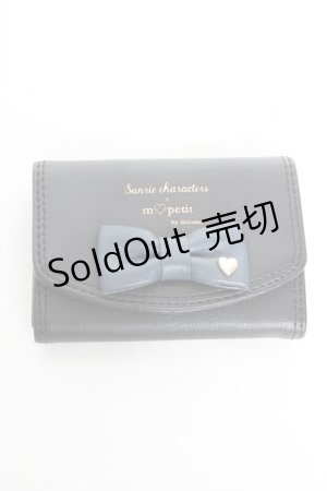 画像: m petit by misako / サンリオキャラクターズコラボクロミコインケース  黒 Y-26-01-22-012-LO-ZA-SZ-ZY
