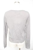 画像2: axes femme / アーガイルJQカーディガン M グレー Y-26-01-22-082-AX-TO-SZ-ZY (2)