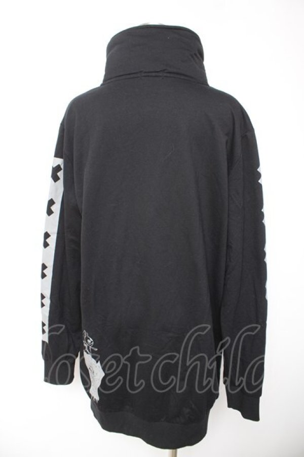 画像2: NieR Clothing / HIGH NECK LONG ZIP OUTER  黒 Y-26-01-22-085-PU-TO-SZ-ZY (2)