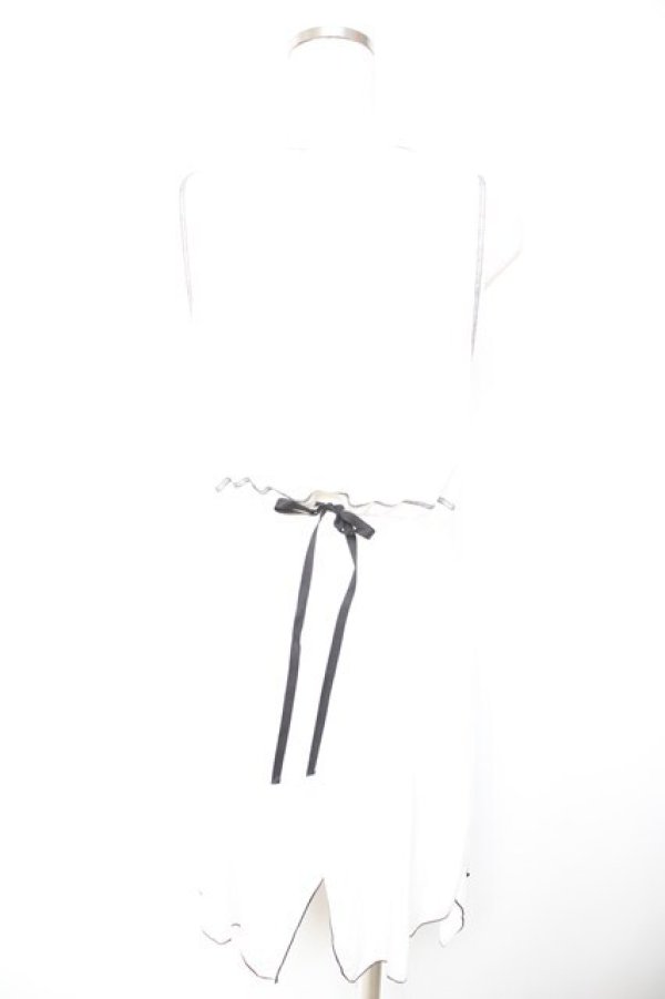 画像2: ALGONQUINS / レース切替ロングベスト  白 Y-26-01-22-087-AL-TO-SZ-ZY (2)