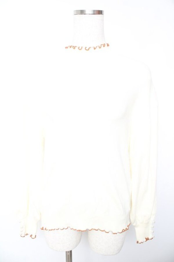 画像1: axes femme / ウオッシャブルメローニット F 生成り Y-26-01-22-096-AX-TO-SZ-ZY (1)