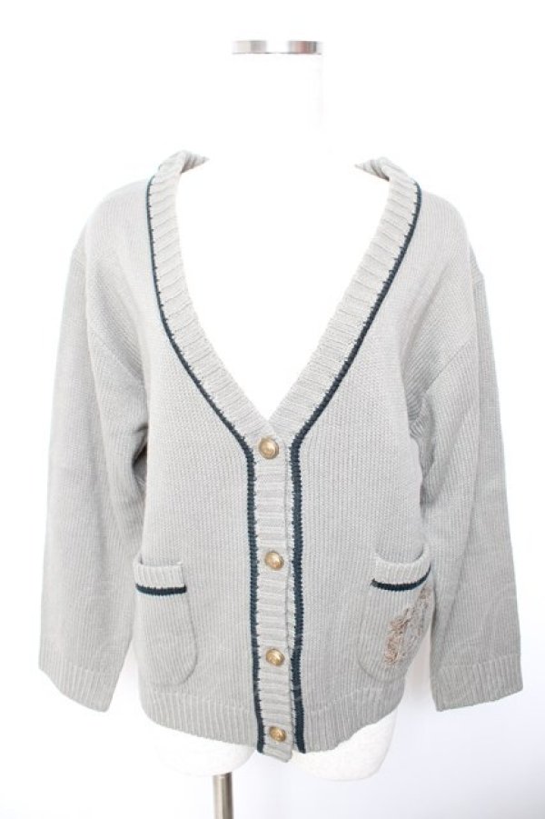 画像1: F i.n.t / ライン使いカーディガン/ハリーポッター F カーキー Y-26-01-22-101-CA-TO-SZ-ZY (1)