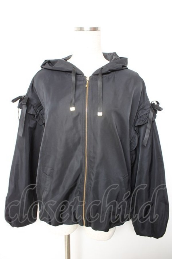 画像1: F i.n.t / ショルダーフリル2wayブルゾン F ブラック Y-26-01-22-108-CA-JA-SZ-ZY (1)