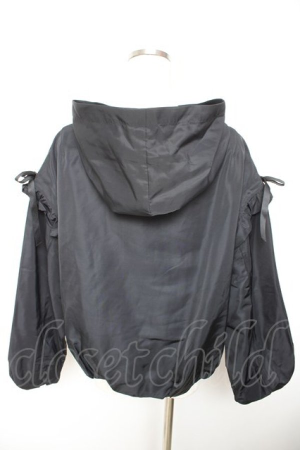 画像2: F i.n.t / ショルダーフリル2wayブルゾン F ブラック Y-26-01-22-108-CA-JA-SZ-ZY (2)